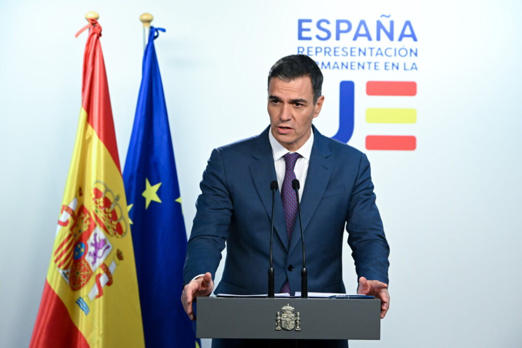 Pedro Sánchez UE