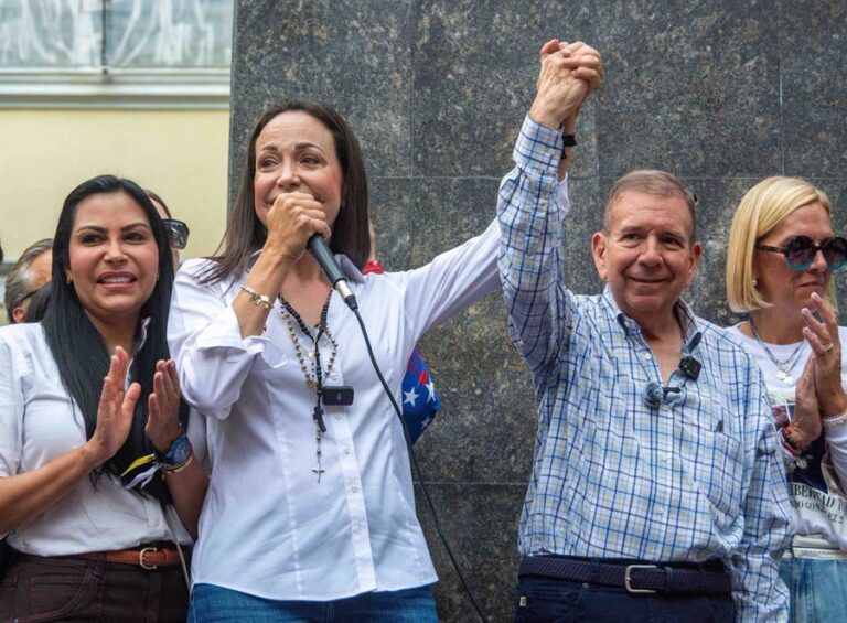 María Corina Machado y Edmundo González, galardonados con el premio Sájarov