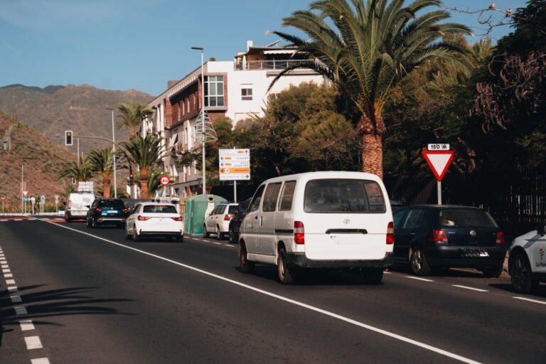 Cortes en la Vía de Ronda de San Sebastián de La Gomera