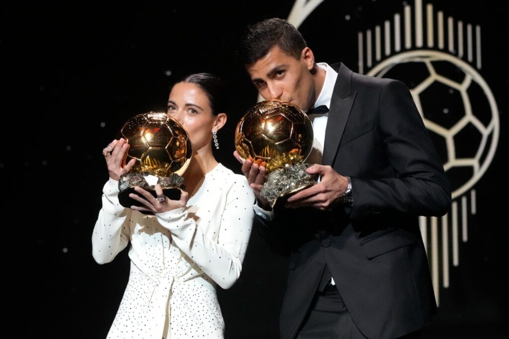 Aitana Bonmatí y Rodrigo Hernández consiguen el Balón de Oro 2024 / Balón de Oro