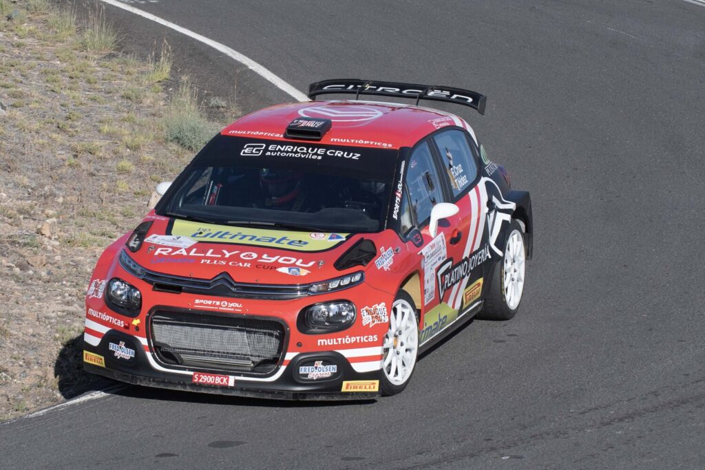 Imagen del Citroën C3 Rally2 con el que competirán los pilotos Fernando Cruz y Tecorice Hernández en la 50 edición del Rally Isla Tenerife/Sports & You Canarias