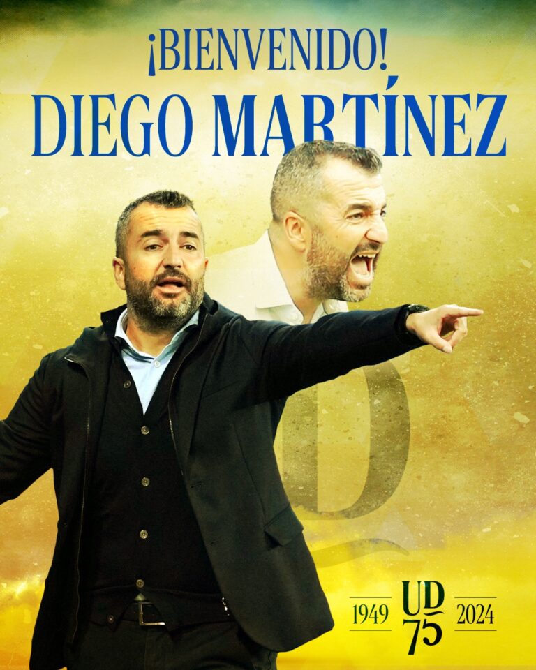 Diego Martínez nuevo entrenador de la UD Las Palmas