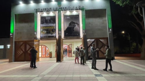 Teatro Víctor Jara. Imagen portal web del festival San Rafael en Corto.