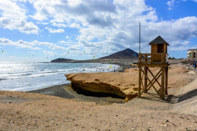 Prohíben el baño en El Médano (Tenerife)