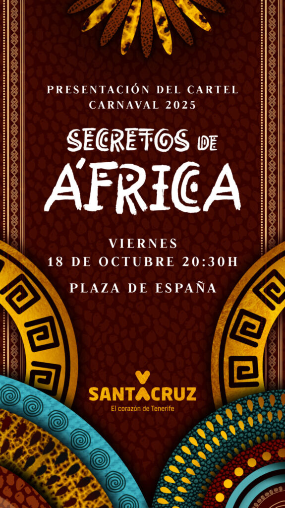 Invitación para la presentación del cartel del carnaval de Santa Cruz de Tenerife 2025 / Ayuntamiento de Santa Cruz de Tenerife