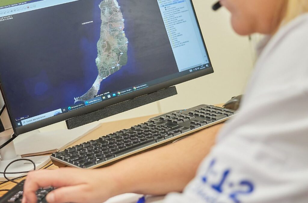 Herido un ciclista en un accidente de tráfico en Fuerteventura