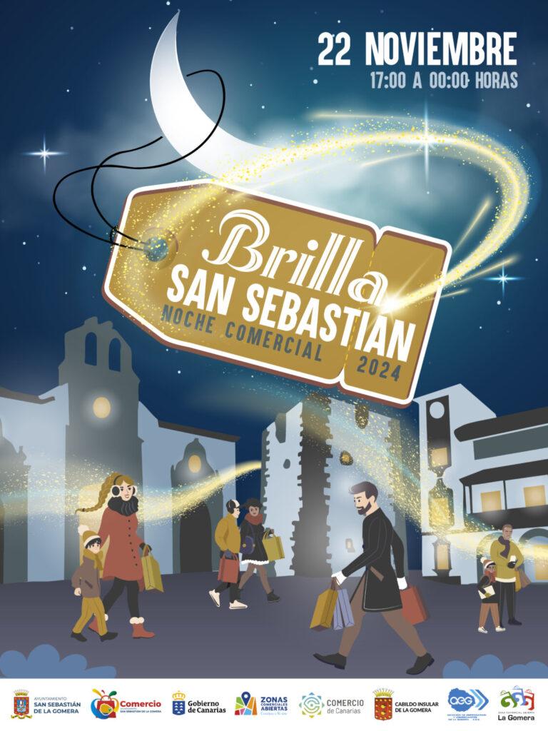 La Gomera celebra la noche comercial “Brilla San Sebastián”