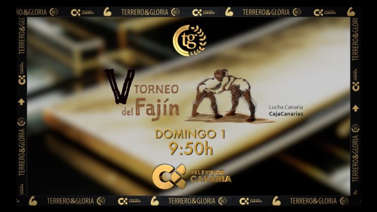 Este domingo V Torneo del Fajín de Lucha Canaria- Fundación CajaCanarias en RTVC