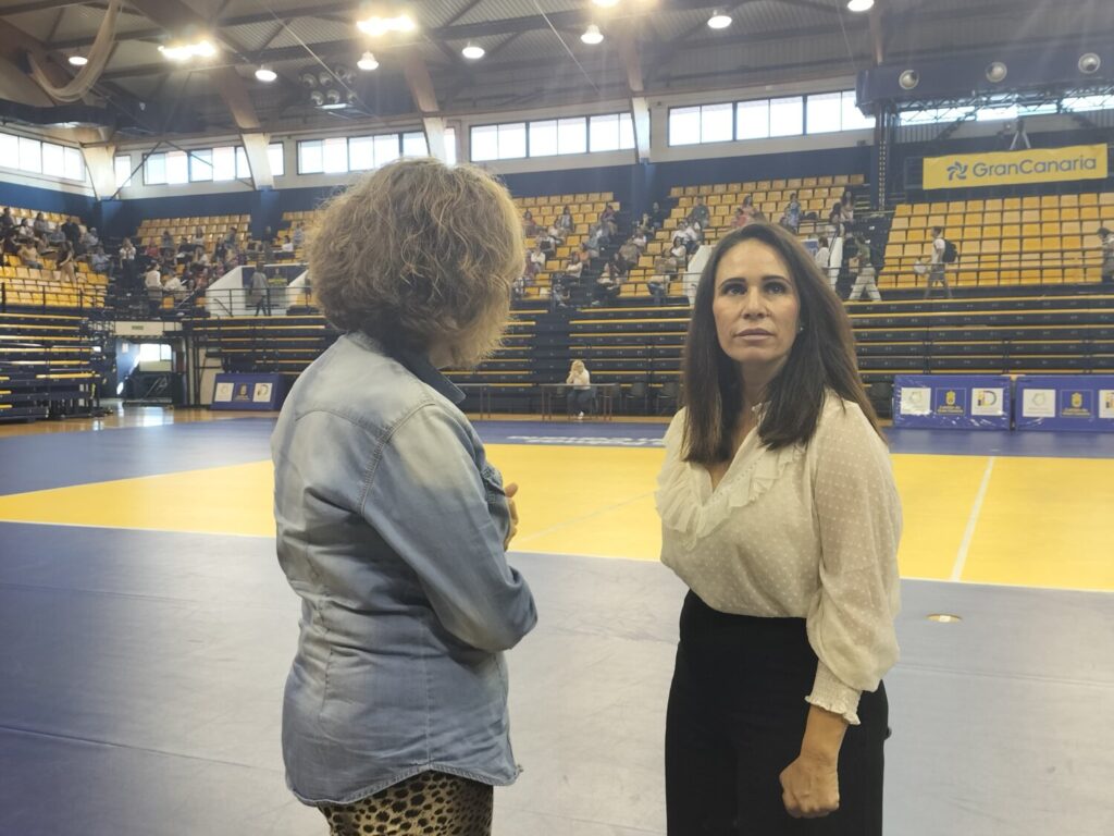 El Cabildo de Gran Canaria culmina su proceso de estabilización. Margarita González durante los exámenes de estabilización de 403 empleados de la plantilla de trabajadores públicos del Cabildo de Gran Canaria/ Cabildo de Gran Canaria.