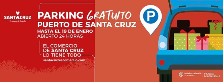 Santa Cruz de Tenerife habilita desde este sábado un parking gratuito para la campaña de Navidad y rebajas