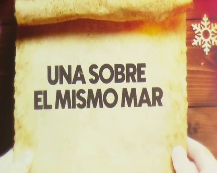 Otra versión de “Una sobre el mismo mar” felicitará la Navidad