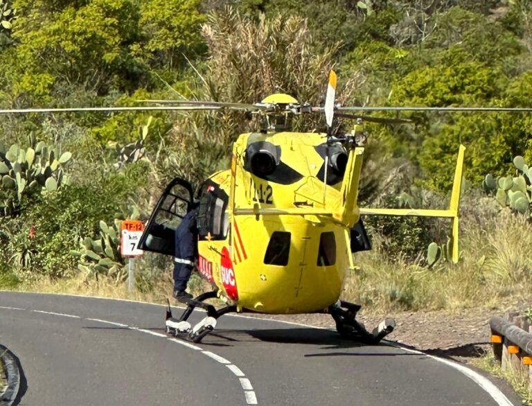 Fallece un motorista cuando circulaba por Santa Cruz de Tenerife
