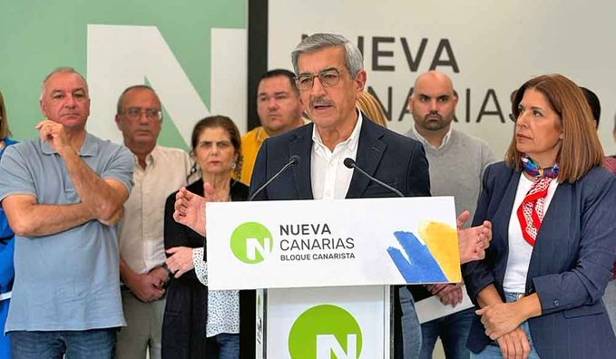 Román Rodríguez carga contra el sector crítico. Imagen: Román Rodríguez, presidente de NC-BC. 