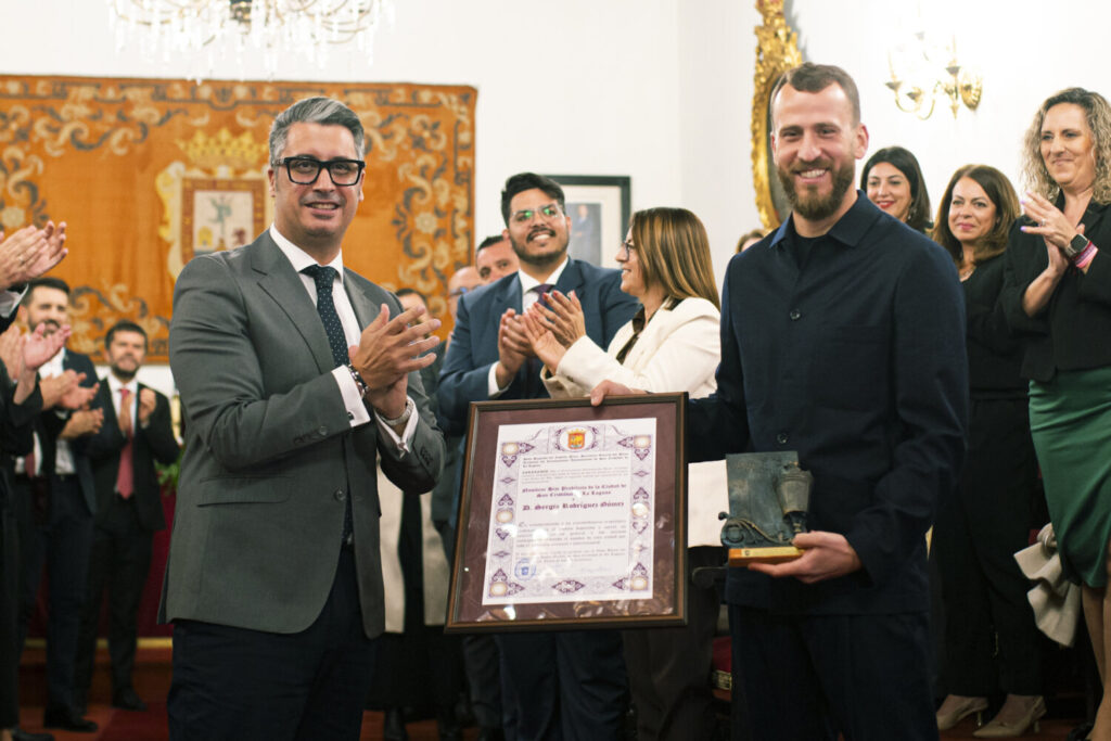 Sergio Rodríguez, Hijo Predilecto de San Cristóbal de La Laguna. Imagen: Ayuntamiento de La Laguna