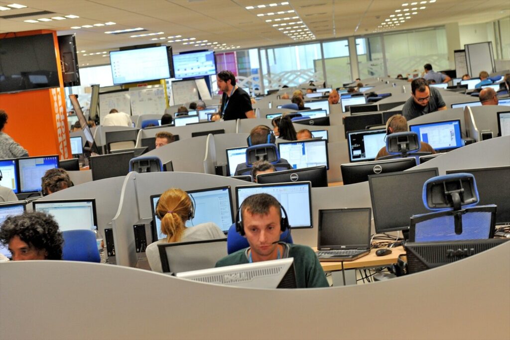 La ZEC, más empleo y más empresas. Atos, empresa de servicios instalada en la ZEC. Imagen: Manuel Expósito González / Europa Press
