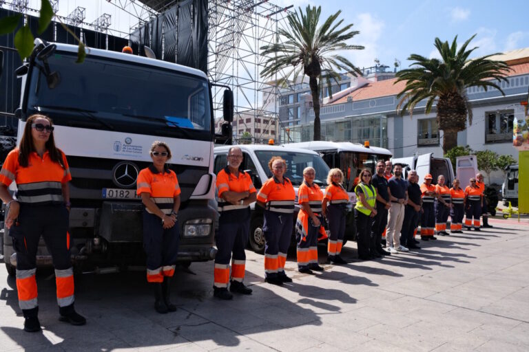 Las Palmas de Gran Canaria activa un dispositivo especial de limpieza para el Carnaval