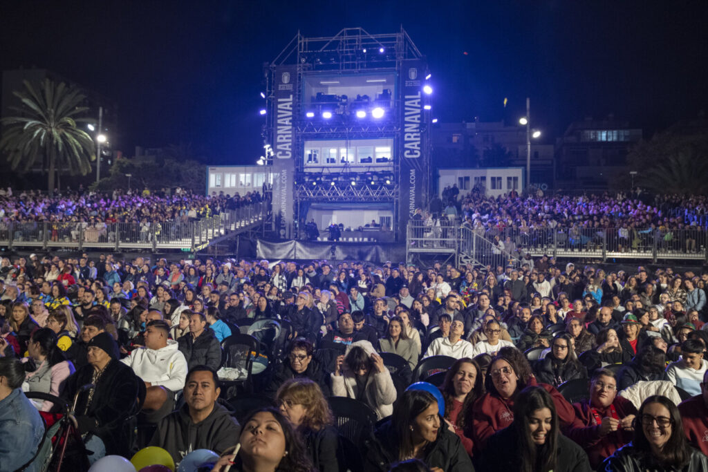 Fase de murgas del carnaval de LPGC en el parque Santa Catalina