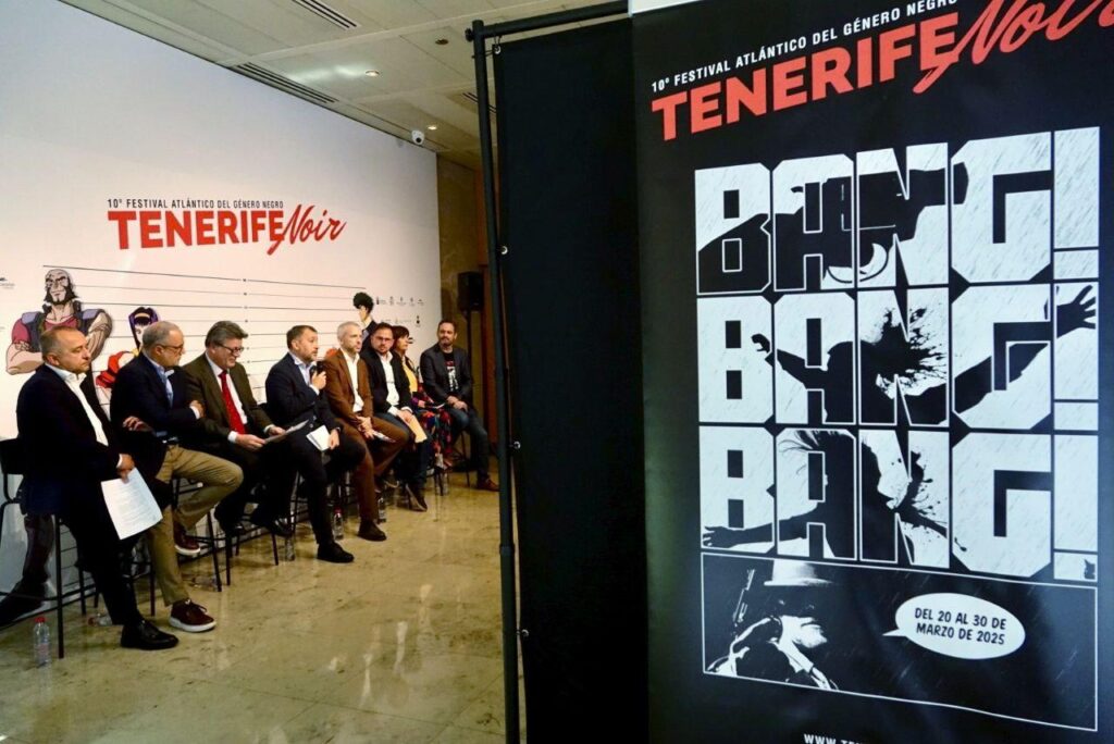 Santa Cruz alberga la 10º edición de Tenerife Noir. Presentación de la 10º edición de Tenerife Noir/ Ayuntamiento de Santa Cruz de Tenerife.