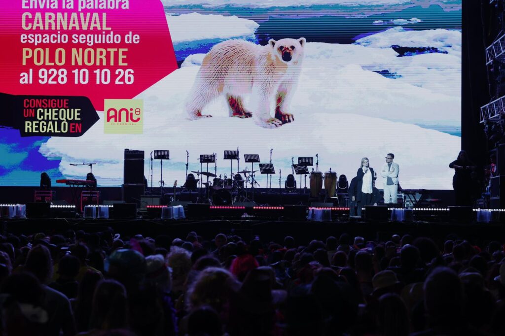 En la imagen, la presentación de las alegoría Polo Norte, propuestaspara el Carnaval de Las Palmas de Gran Canaria 2026. Fotografía: Ayuntamiento de Las Palmas de Gran Canaria