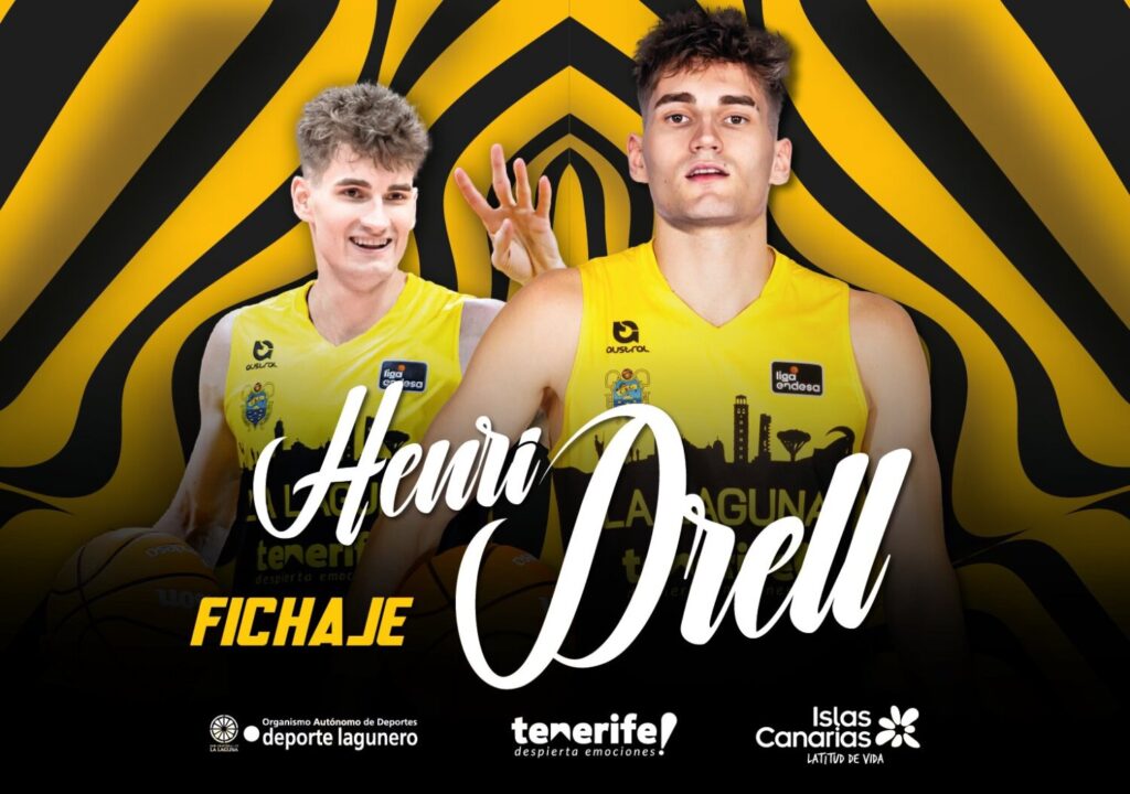 Henri Drell, nuevo fichaje de La Laguna Tenerife