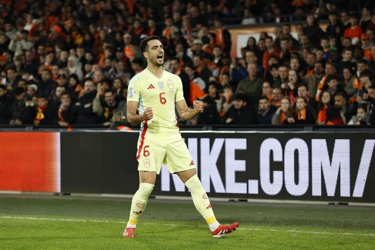 2-2 | España, con un gol de Merino, rescata un empate ante Países Bajos