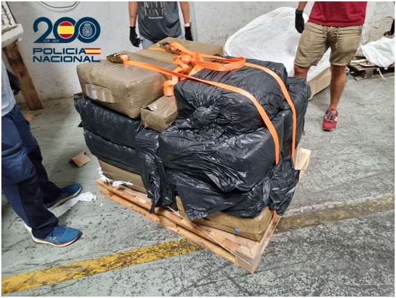 Desarticulada banda criminal dedicada al tráfico de droga. Imagen Policía Nacional