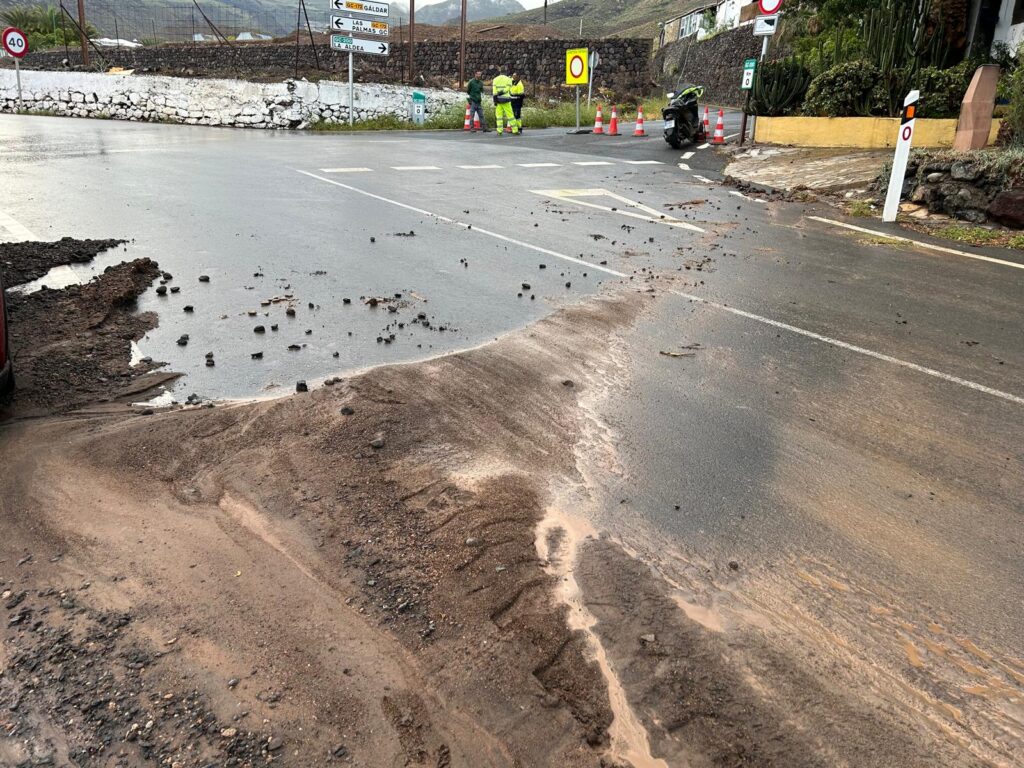 Incidencias de la borrasca Olivier en Canarias