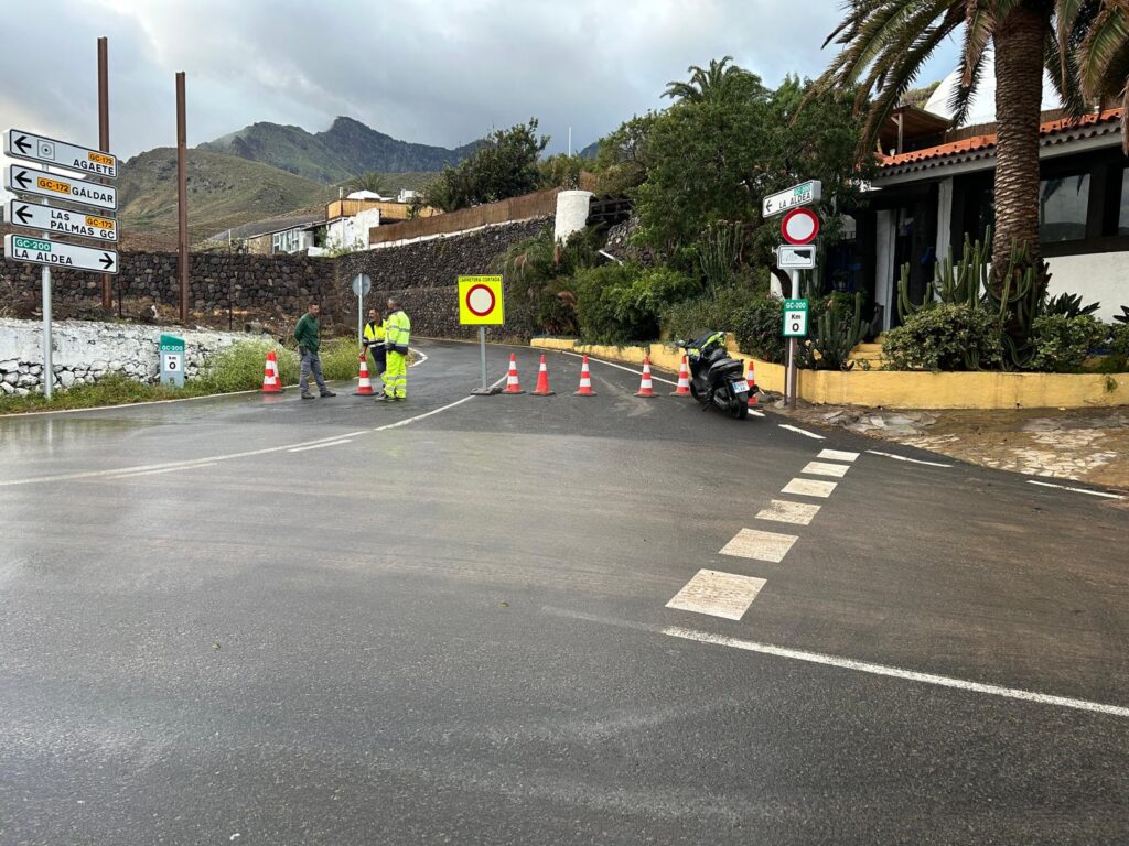 Todas las fotos que deja la Borrasca Olivier en Canarias. Entrada de Agaete, Gran Canaria/ Luis Muro.