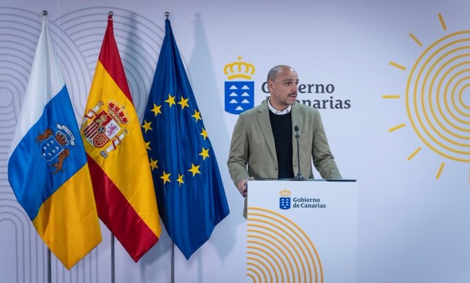 Convalidación decreto ley. Imagen Alfonso Cabello, portavoz del Gobierno de Canarias