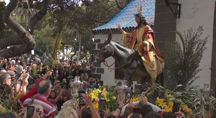 La procesión de La Burrita salió desde la Ermita de San Bernardo en Las Palmas de Gran Canaria