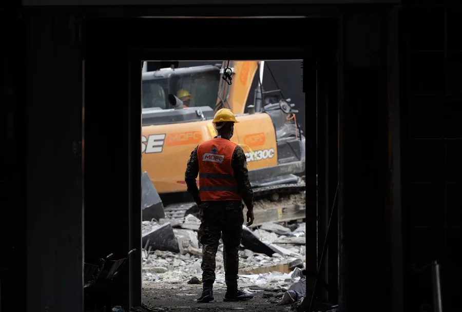 Labores de rescate en la discoteca colapsada en Santo Domingo, República Dominicana. Imagen EFE