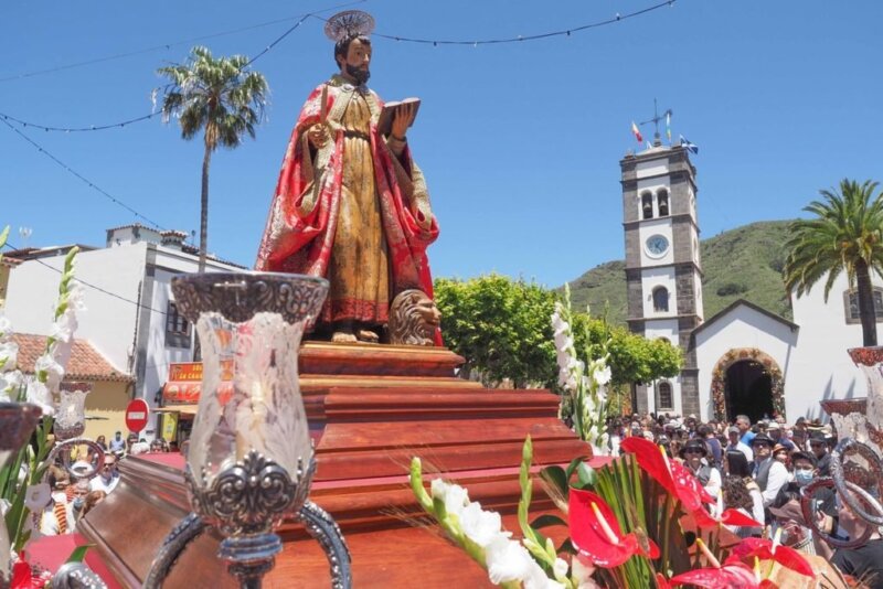 Celebración de San Marcos Evangelista en Tegueste