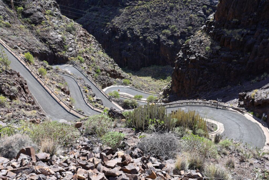 Una de las carreteras de Gran Canaria por la que pasará el Rally Islas Canarias / Equipo Toyota