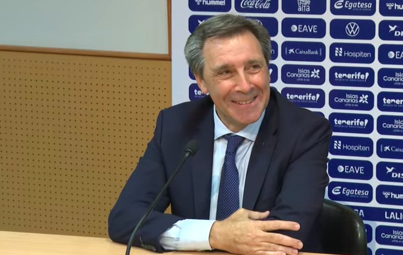 Felipe Miñambres regresa al CD Tenerife