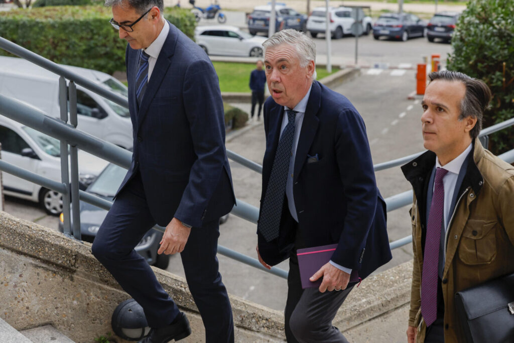 Carlo Ancelotti, ha declarado este miércoles en el juicio del que se le acusa de dos delitos por presunto fraude fiscal
