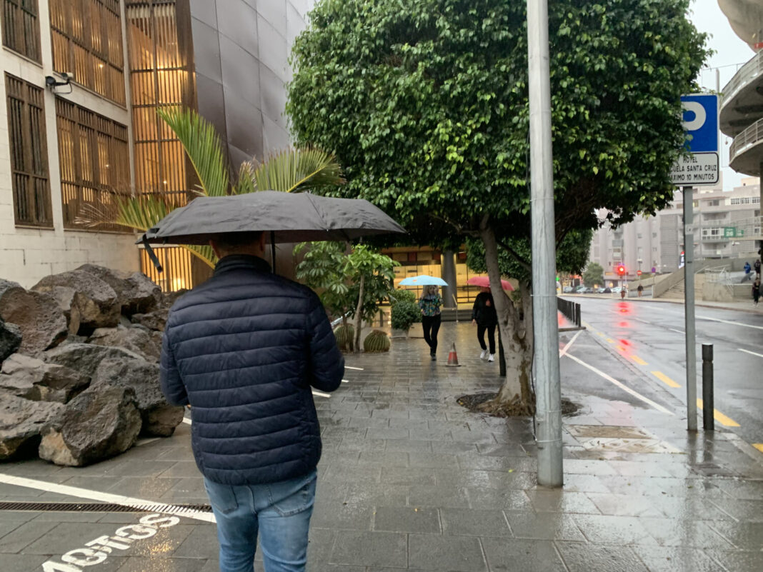 Canarias en alerta por lluvias por la borrasca Olivier