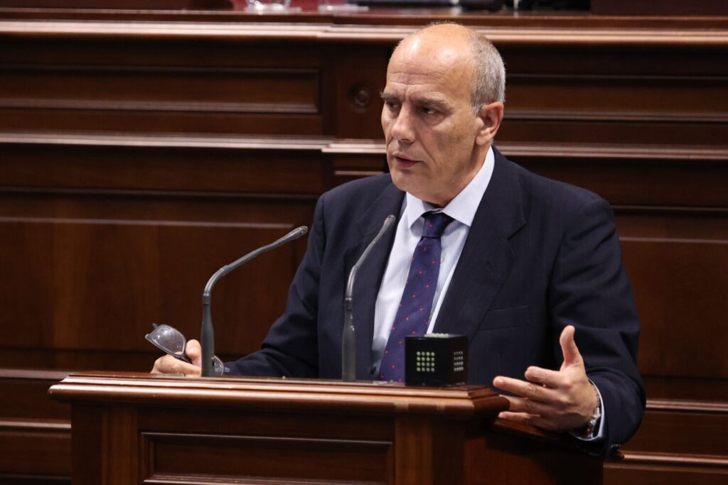 Javier Nieto, diputado de Vox en el Parlamento de Canarias. Imagen cedida por Vox