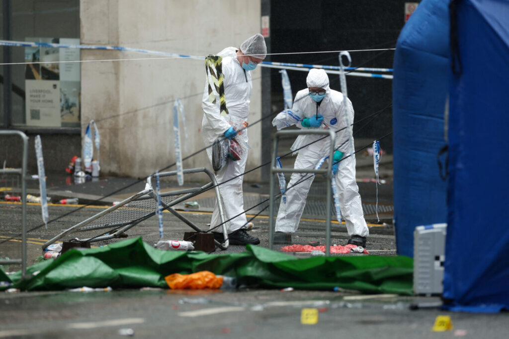 Atropello en Liverpool. Imagen Reuters