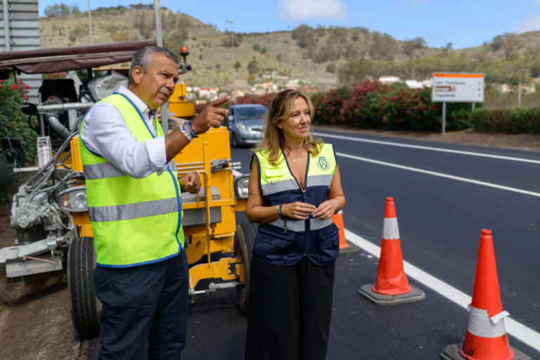 Tenerife inicia nuevas obras nocturnas para mejorar la seguridad vial