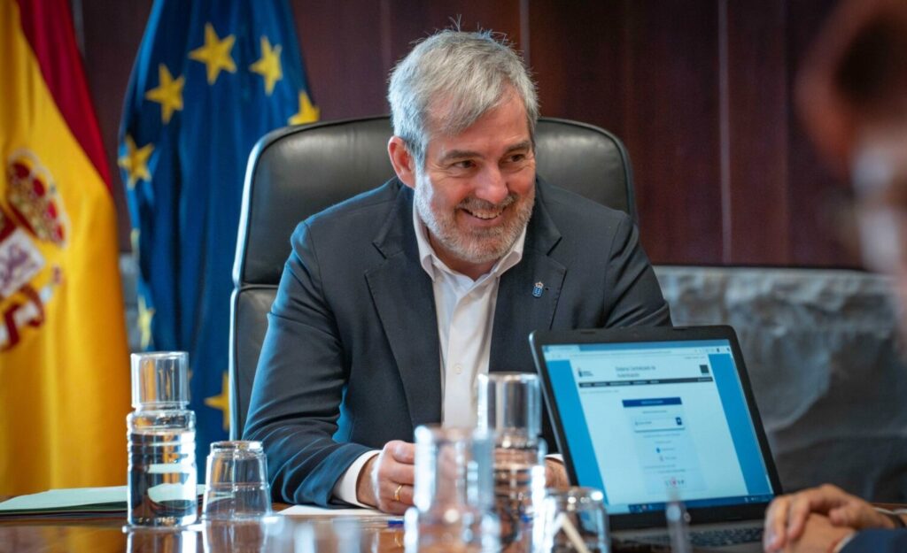 Fernando Clavijo, presidente de Canarias en el Consejo de Gobierno del 12 de mayo de 2025. Imagen Presidencia del Gobierno