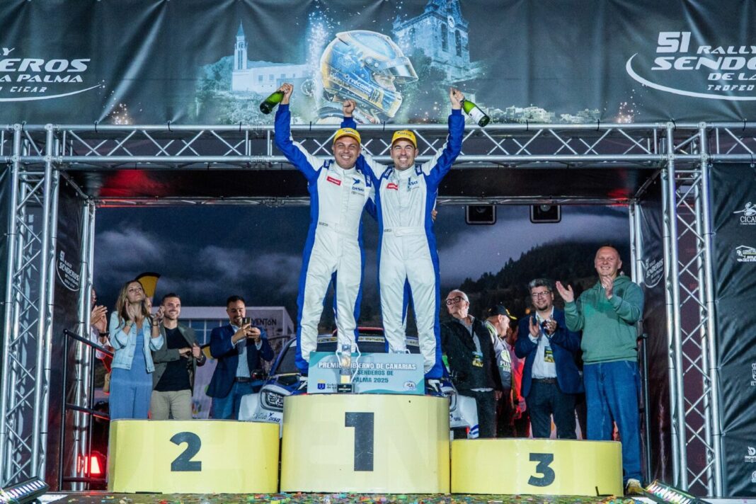 Enrique Cruz y Yeray Mujica más líderes del Campeonato de Canarias de Rallyes de Asfalto