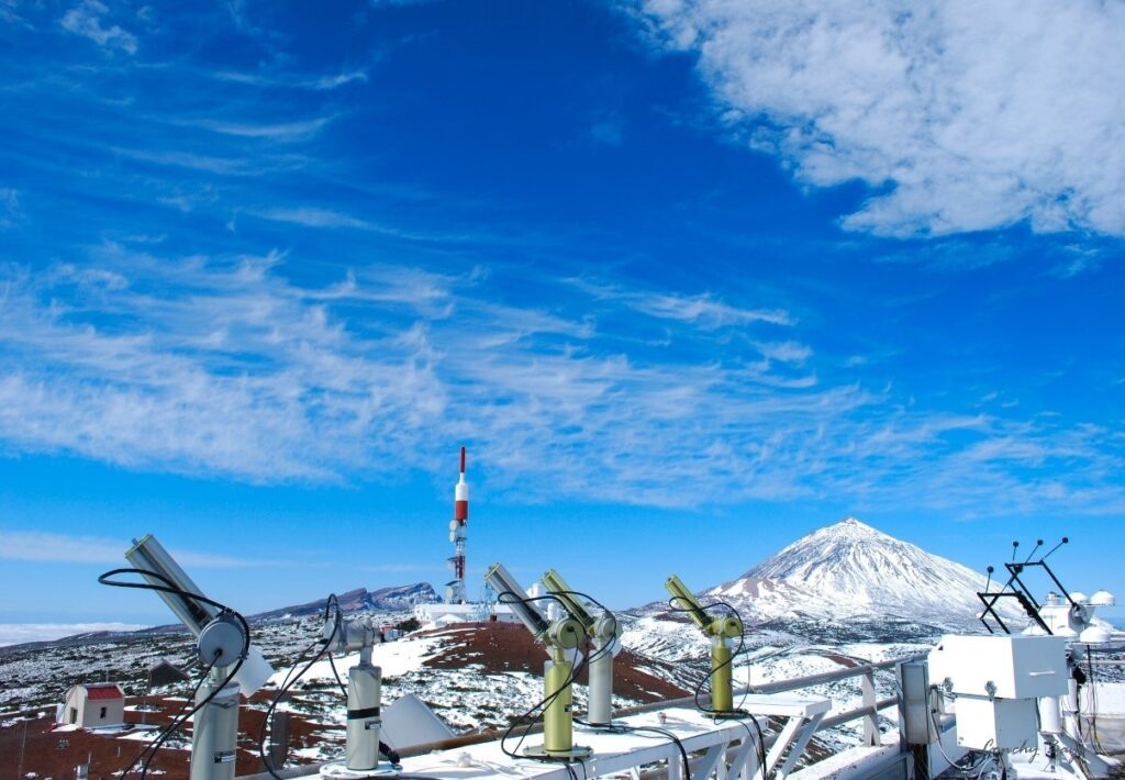 Centro de Investigación Atmosférica de Izaña (Tenerife), que bate récord de gases de efecto invernadero en 2024
