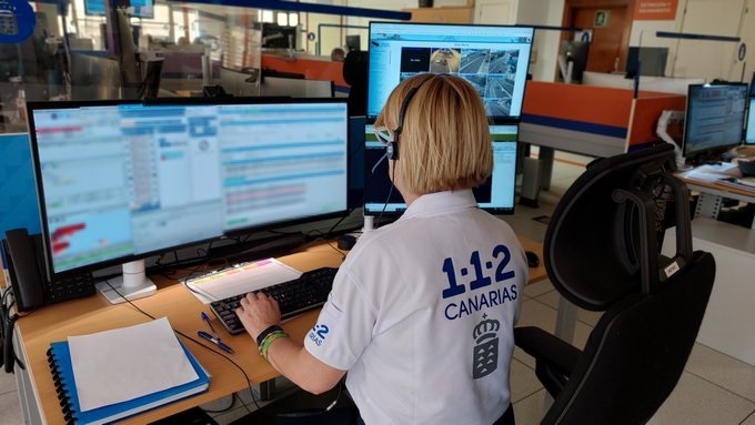 Un hombre en estado crítico al sufrir una parada cardiorrespiratoria en una calle de La Orotava. (ARCHIVO) Sala operativa del 112 Canarias /112 CANARIAS.