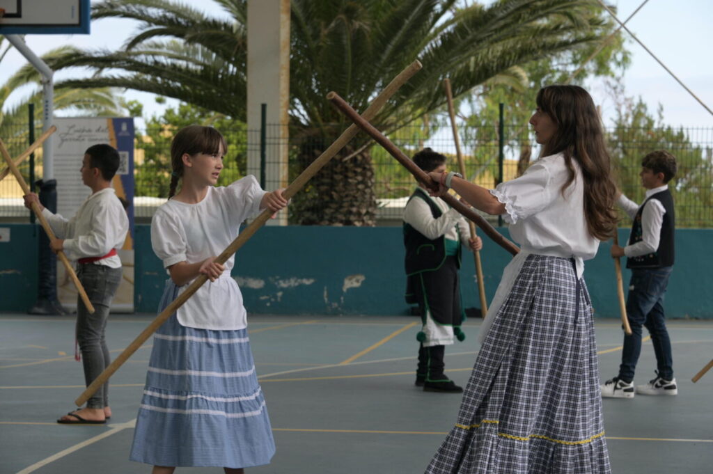 Garrote canario en El Hierro dentro de la II Semana Canaria de Deportes Tradicionales. Imagen Gobierno de Canarias