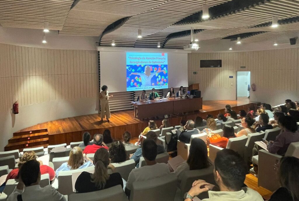 Fuerteventura celebra la I Jornada de Psicología en Atención Primaria ‘Te impulsa’. Un momento de la jornada/ Servicio Canario de Salud.