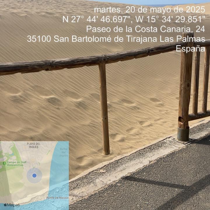 Destruyen parte del vallado de la Reserva Natural de las Dunas de Maspalomas.
