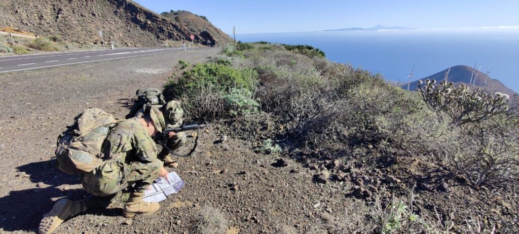 Los ejercicios que se realizarán en la isla de El hierro son habituales para garantizar la seguridad de los espacios terrestres de soberanía nacional / Mando de Canarias