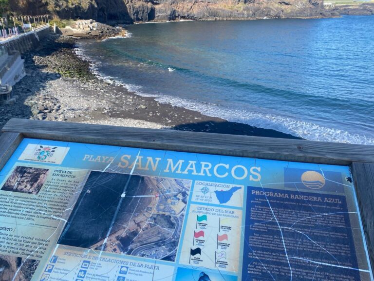 Se abre al baño la playa de San Marcos, en Icod de los Vinos
