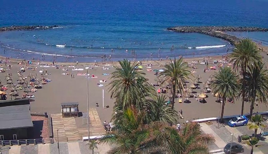 Nuevamente cierran dos playas de Adeje por bacterias fecales