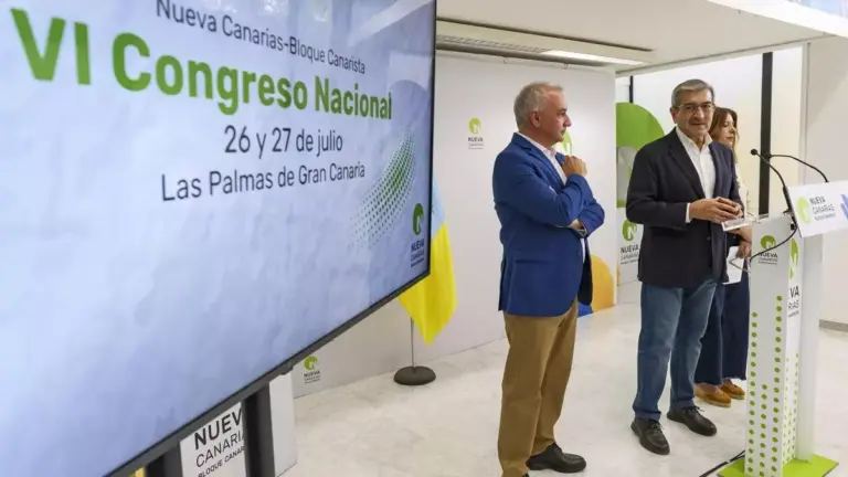 Nueva Canarias Bloque Canarista presentó su congreso nacional para el próximo 26 y 27 de julio